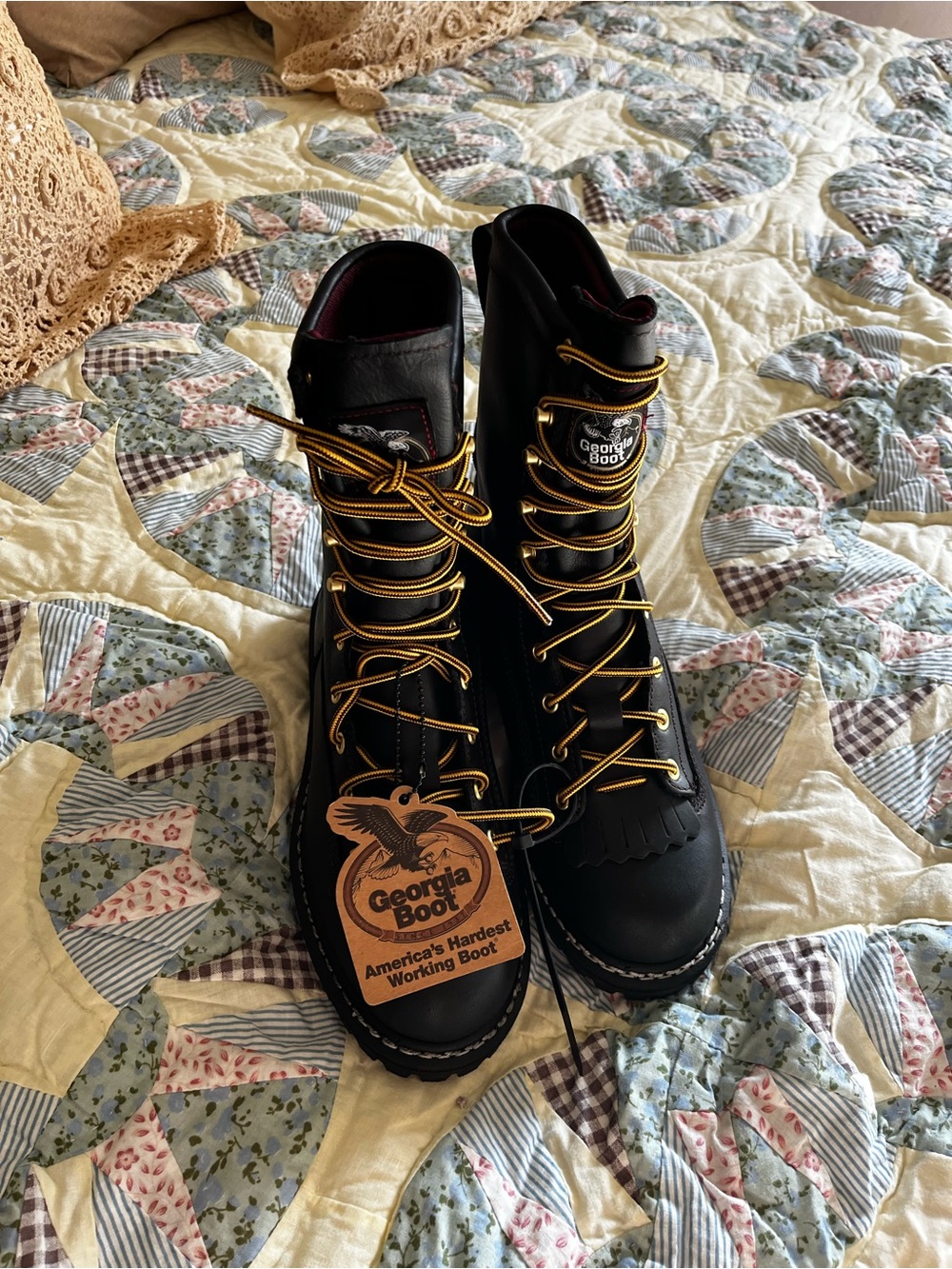 Georgia Boot G8040 Men's 8" Lace-to-Toe GORE-TEX Insulated Work Boots